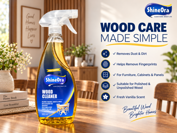 500 ml wood cleaner 3 ShineOra Wood Cleaner – 500 ml