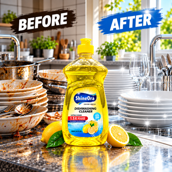 6cec7150-3589-4699-b5da-17355408d70d ShineOra Dishwashing Liquid – 500 ml