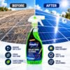 Shineora solar penel before & after ShineOra Solar Panel Cleaner β 500 ml