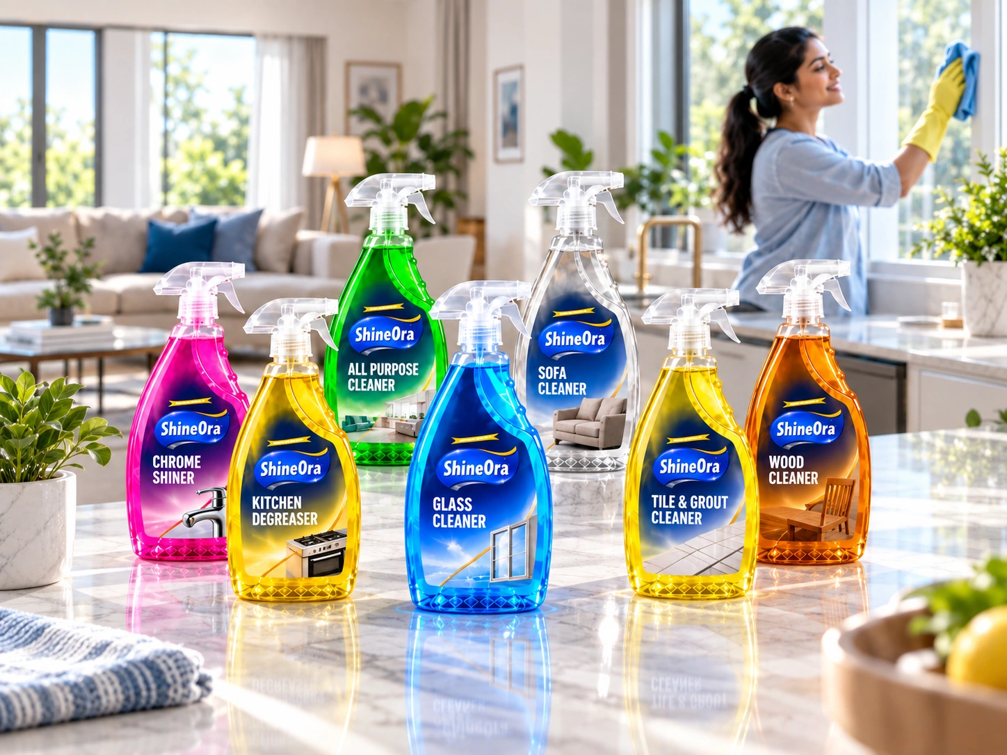 ShineOra cleaning products for your home