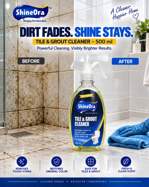 ShineOra Tile & Grout Cleaner – 250 ml