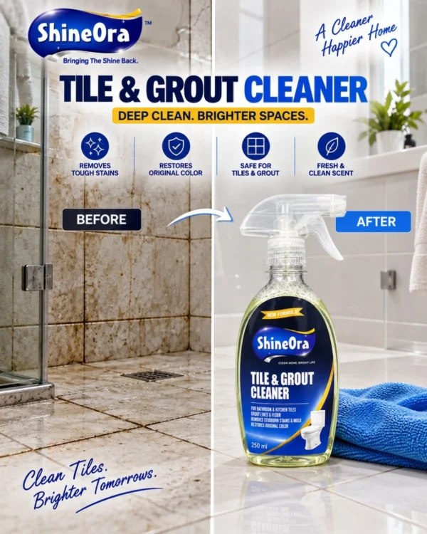 ShineOra Tile & Grout Cleaner – 500 ml