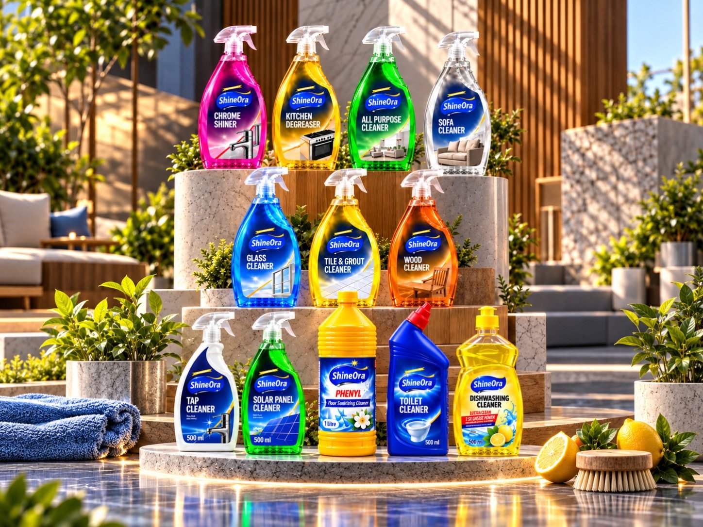 ShineOra home cleaning collection